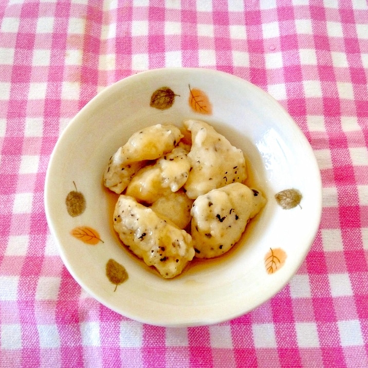 お豆腐入り♪ふわふわ胡麻団子